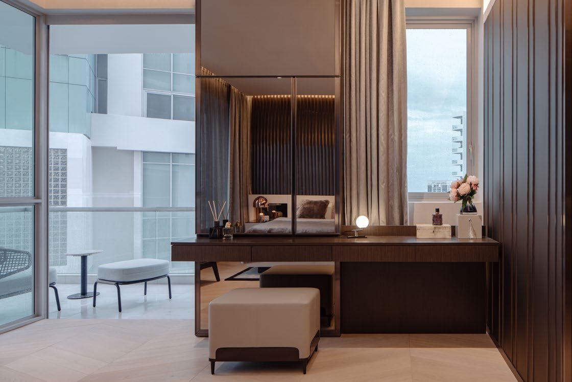 Dressing area